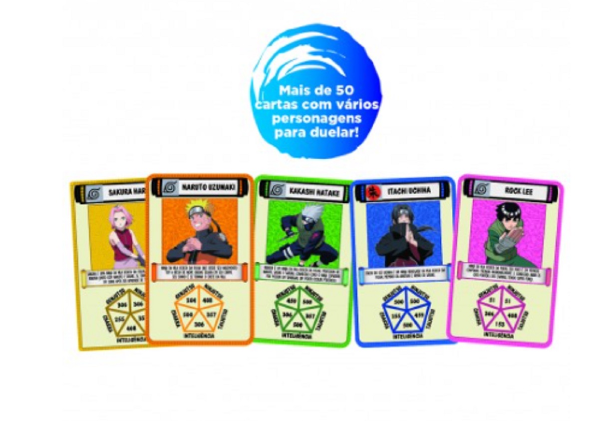 Jogo Rank Card Ninja - Naruto Shippuden - Universo Shopping