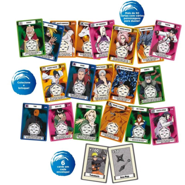 Rank Cards Colecionável - Naruto Shippuden