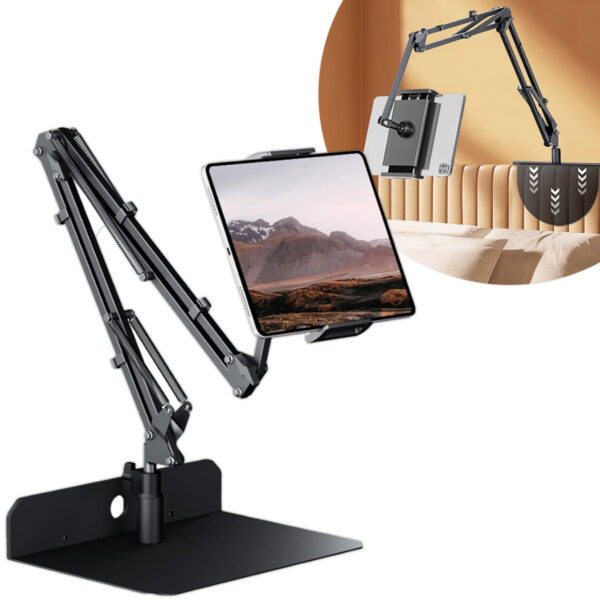 Suporte com Braço Articulado 360 - Para Tablet e Celular