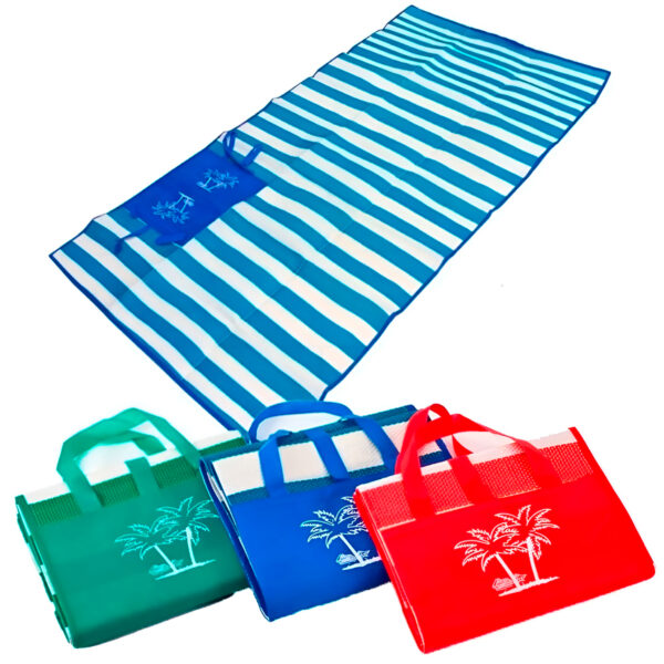 Bolsa e Esteira de Praia Impermeável - Verde - Image 2