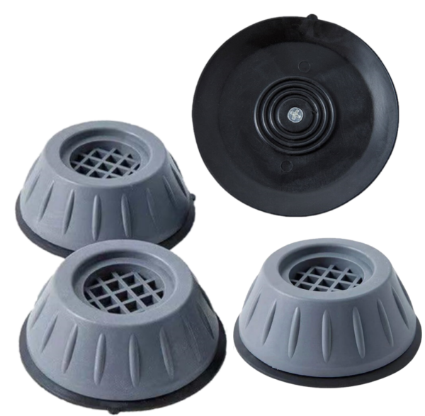 Suporte para Anti-vibração Para Maquina De Lavar E Secar 4pç