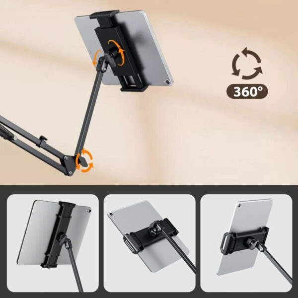 Suporte com Braço Articulado 360 - Para Tablet e Celular - Image 3