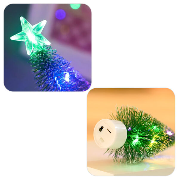 Mini Arvore De Natal com Pisca Colorido - Image 4