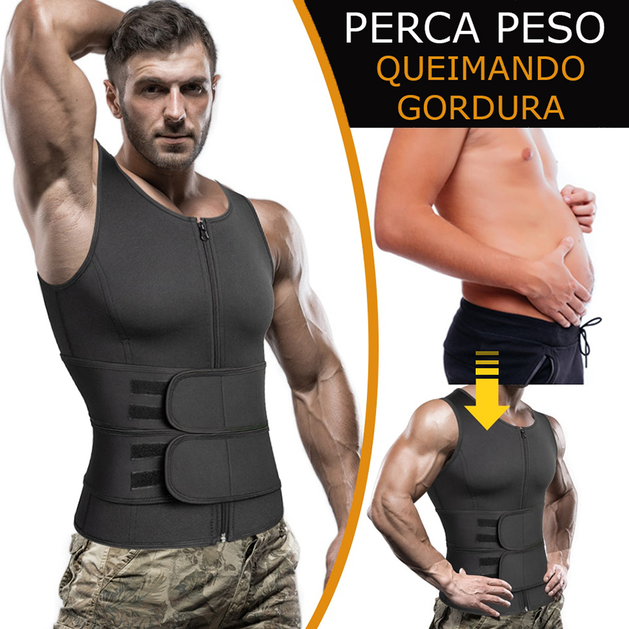 Cinta Modeladora Termica Compressão Abdominal Masc Tam:S - Imagem 5