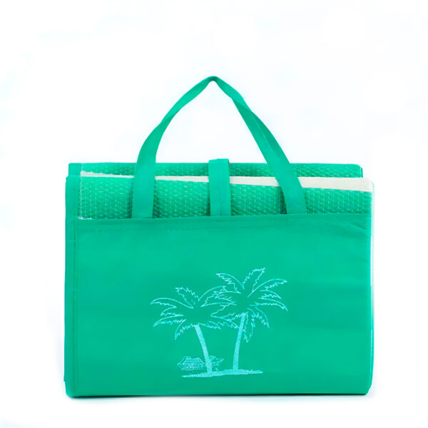Bolsa e Esteira de Praia Impermeável - Verde