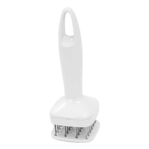 Amaciador De Carne Furador Batedor Manual Inox  Cor: Branco - Image 5