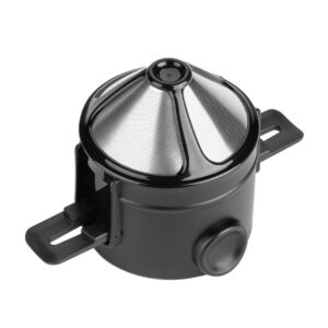 Mini Coador Portatil DeCafe Reutilizavel Aço Inox Sem Filtro