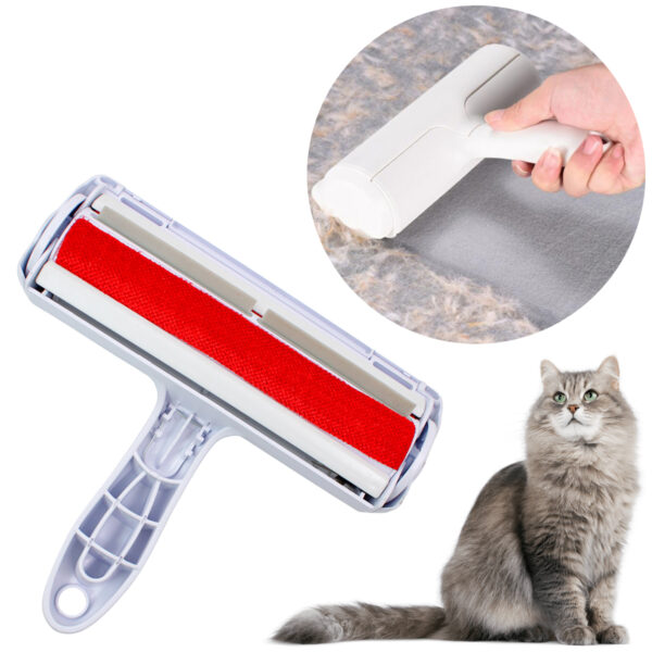 Removedor de  Pelos Pet Com Reservatorio Cor:Vermelho