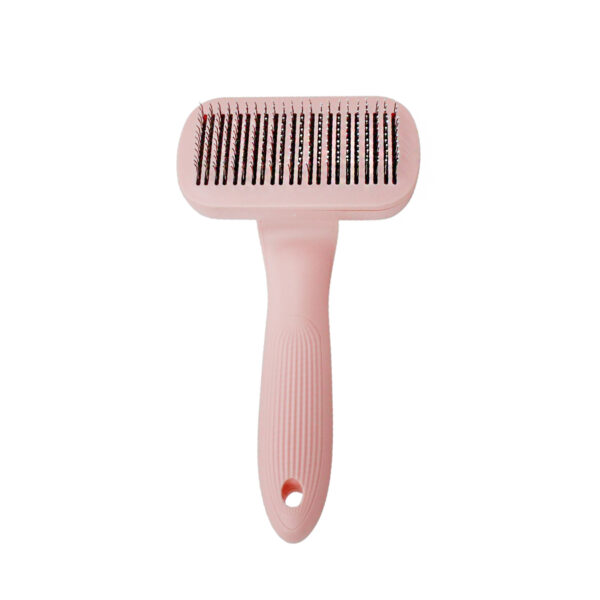 Rasqueadeira Removedor Tira Pelos Pet Animais Cachorro Gato Cor:Rosa - Image 4