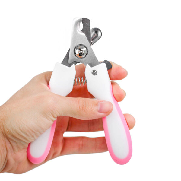 Alicate Pet Tesoura Corte de Unhas Com Lixa Cor:Rosa - Image 5