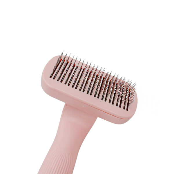 Rasqueadeira Removedor Tira Pelos Pet Animais Cachorro Gato Cor:Rosa - Image 5