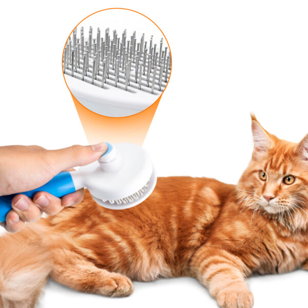 Rasqueadeira Removedor Tira Pelos Pet Animais Gato Cachorro - Image 2