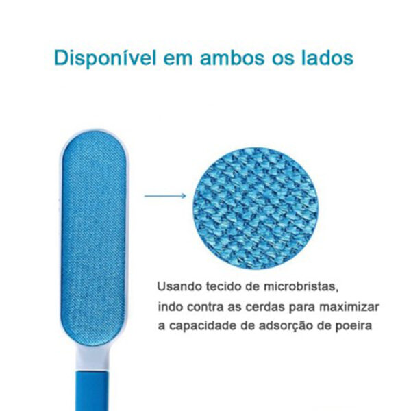 Escova Tira Pelos Pet Fur Removedora Roupa Sofa Kit Com 2 - Image 4