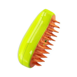 Escova Tira Pelo Vapor Pet Usb Recarregável  Cor:Verde