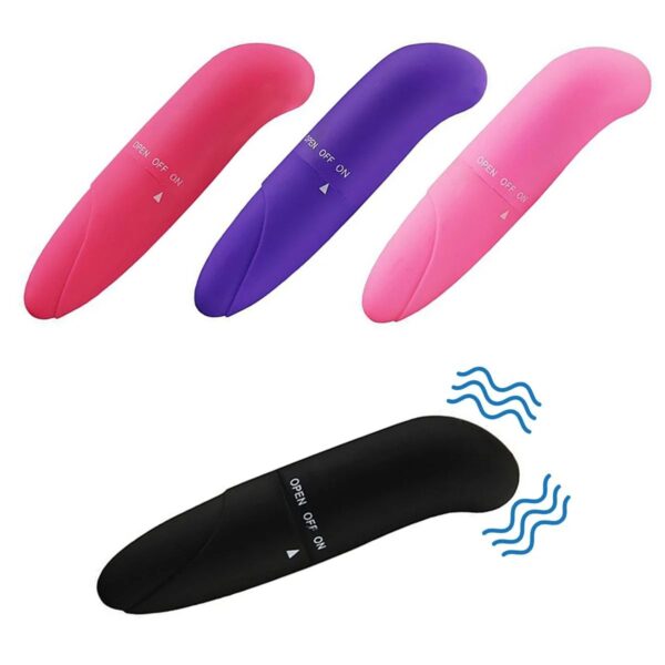 Vibrador Personal Mini Ponto G Aveludado Silencioso Cor:Rosa - Imagem 2