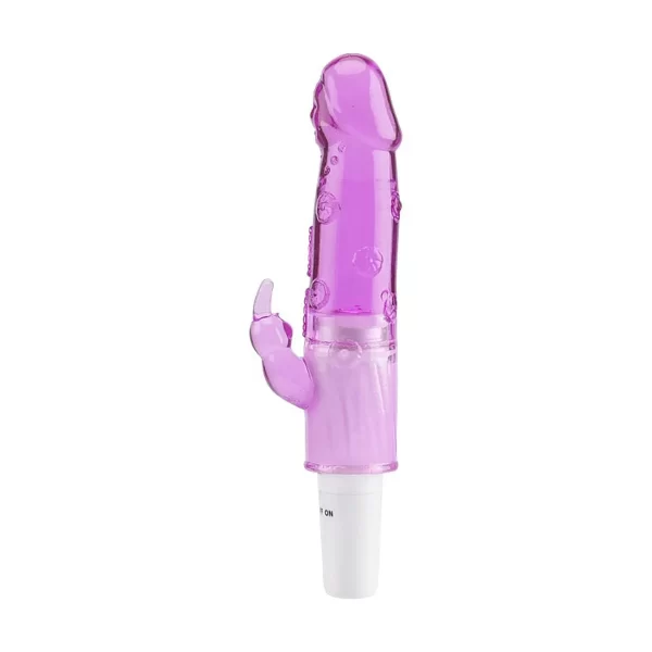Vibrador Ponto G Coelhinho Macio Jelly Silencioso Cor:Roxo