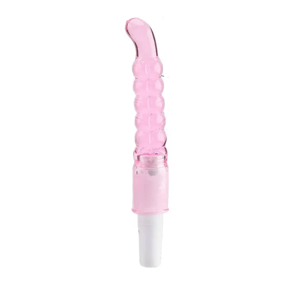 Vibrador Ponto G Curvado Macio Jelly Silencioso Cor:Rosa