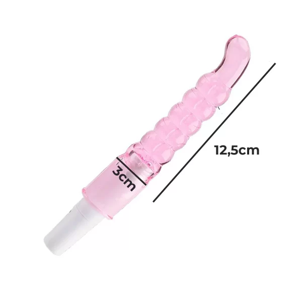 Vibrador Ponto G Curvado Macio Jelly Silencioso Cor:Roxo - Imagem 3