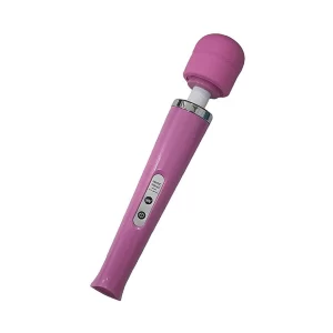 Vibrador Recarregável Varinha Mágica Silicone USB Cor:Rosa