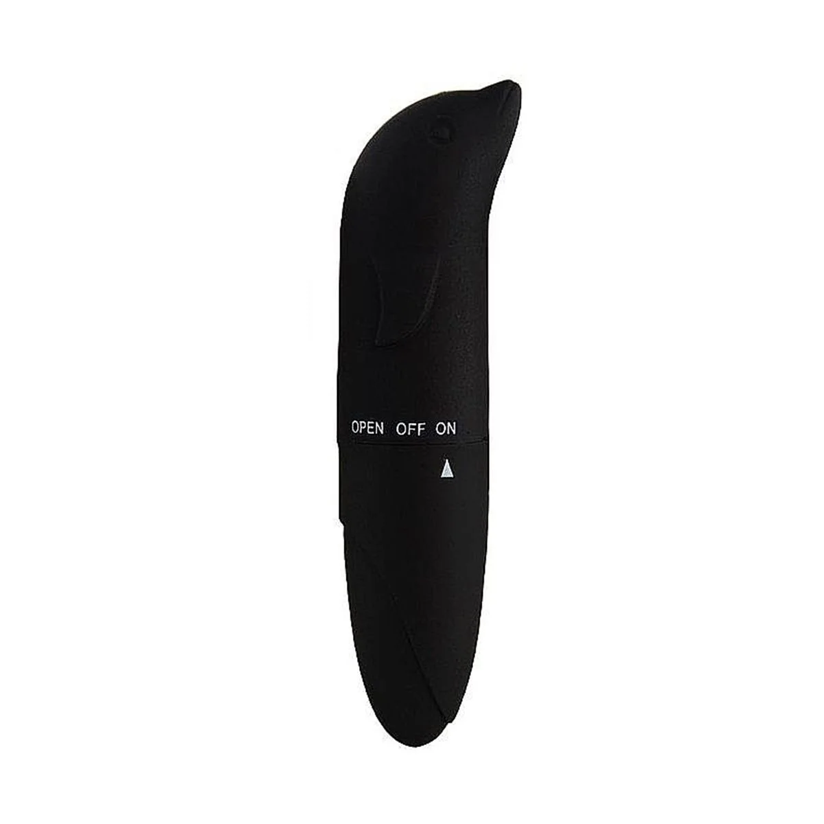 Vibrador Golfinho Estimulador Mini Ponto G Aveludado Preto