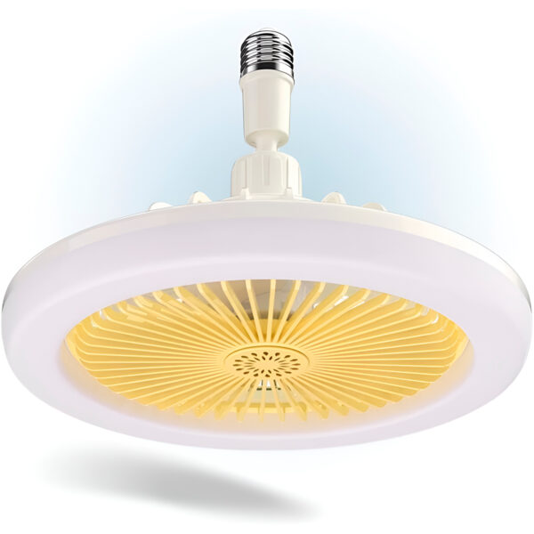 Luminária Ventilador de Teto Luz LED Quarto Sala Iluminação - Imagem 2