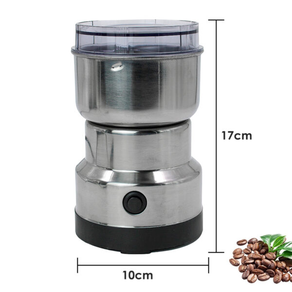 Moedor De Cafe Sementes Eletrico Inox Mini 150W 110v - Imagem 3
