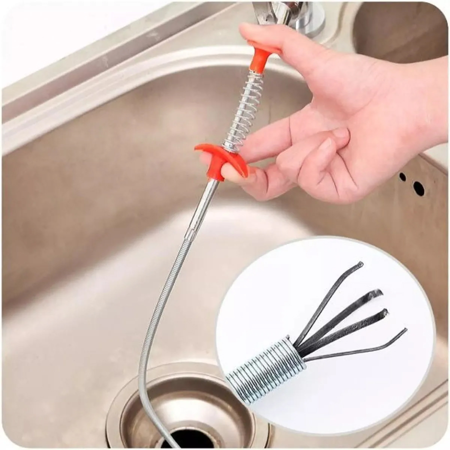 Desentupidor Limpador Pegador Garras Para Pias Ralos Canos - Imagem 3