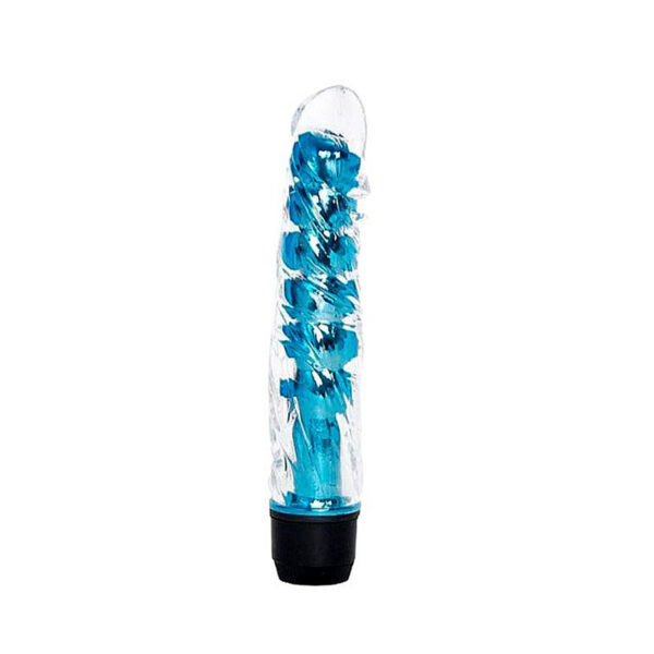 Vibrador Estilo Capa Texturizada Personal Silencioso  Azul - Imagem 3