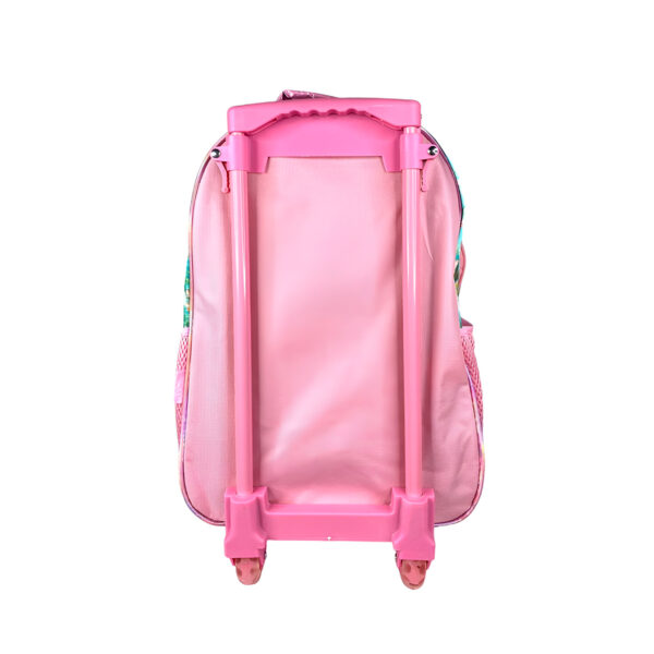 Kit Estojo, Lancheira e Mochila Princesa de Rodinhas Pink - Imagem 4