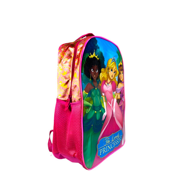 Kit Estojo, Lancheira e Mochila Infantil Princesa Pink - Imagem 5