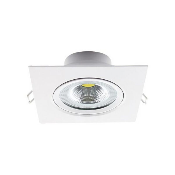 Luminária Spot Luz LED Quadrada Luz Fria Iluminação 3W - Imagem 5