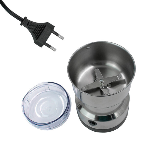 Moedor De Cafe Sementes Eletrico Inox Mini 150W 110v - Imagem 6