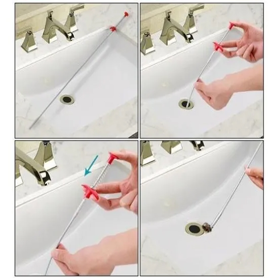 Desentupidor Limpador Pegador Garras Para Pias Ralos Canos - Imagem 5