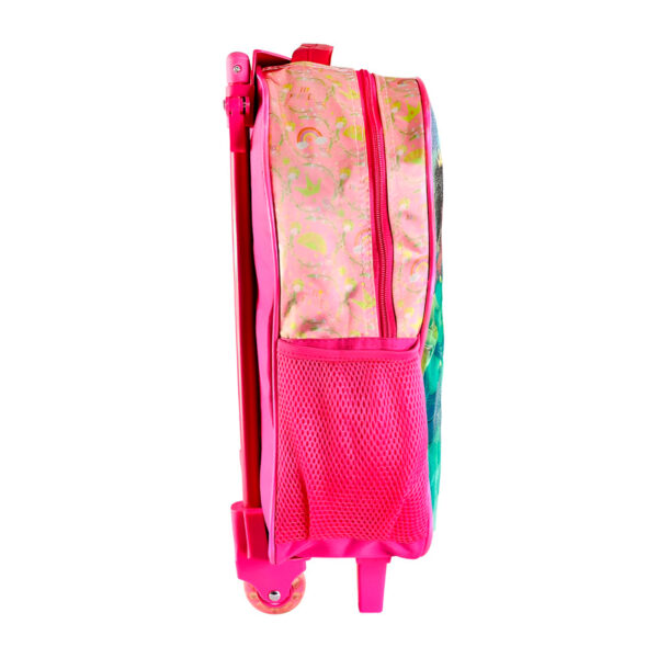 Kit Estojo, Lancheira e Mochila Princesa de Rodinhas Pink - Imagem 6