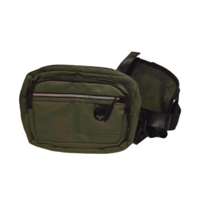 Pochete Mochila Frontal Peito Tática Cor:Verde Escuro