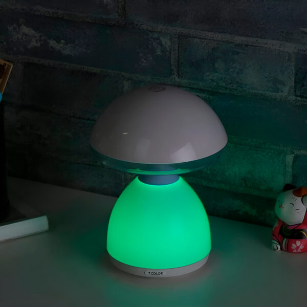 Luminária Abajur LED Recarregável Cogumelo 7 Cores - Imagem 8