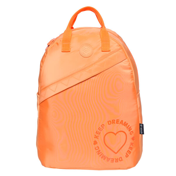 Mochila Escolar Juvenil de Costas Coloridas Passeio Rosa - Imagem 7