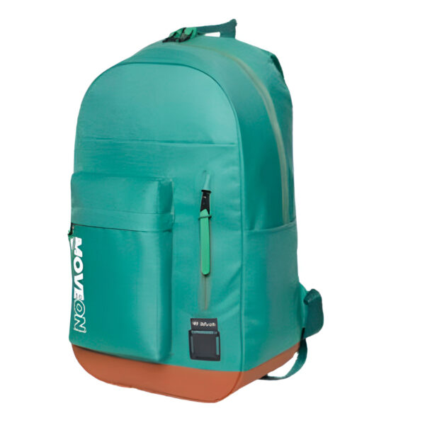 Mochila Unissex Juvenil Cores Escolar Viagem Cor:Azul Claro - Imagem 8