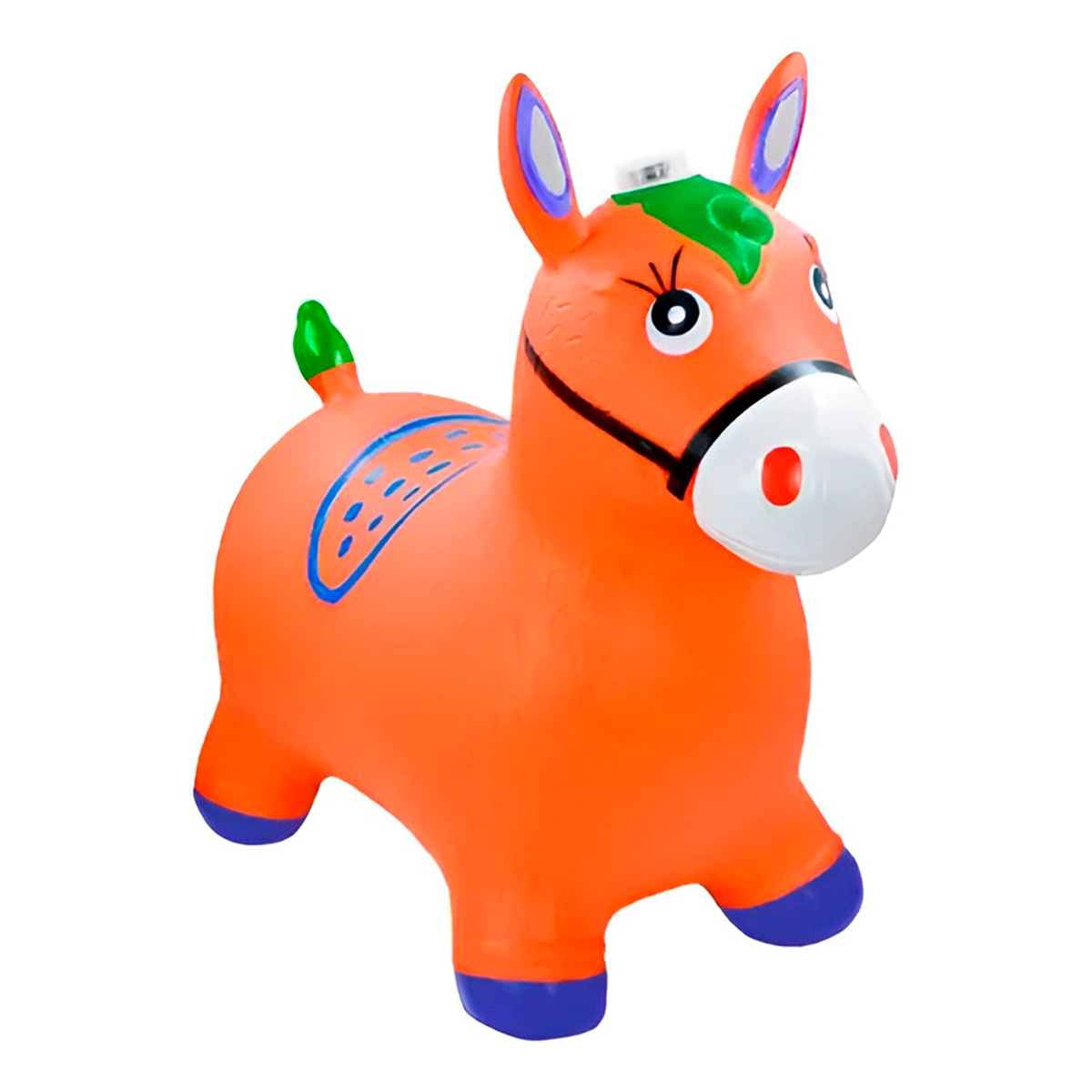Brinquedo Cavalinho Upa Upa Diversão Criança Presente Cor:Marrom