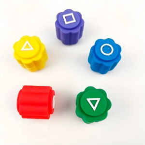 Jogo Coreano Famoso Gonggi 5 Peças Geométrica Diversão Trad.