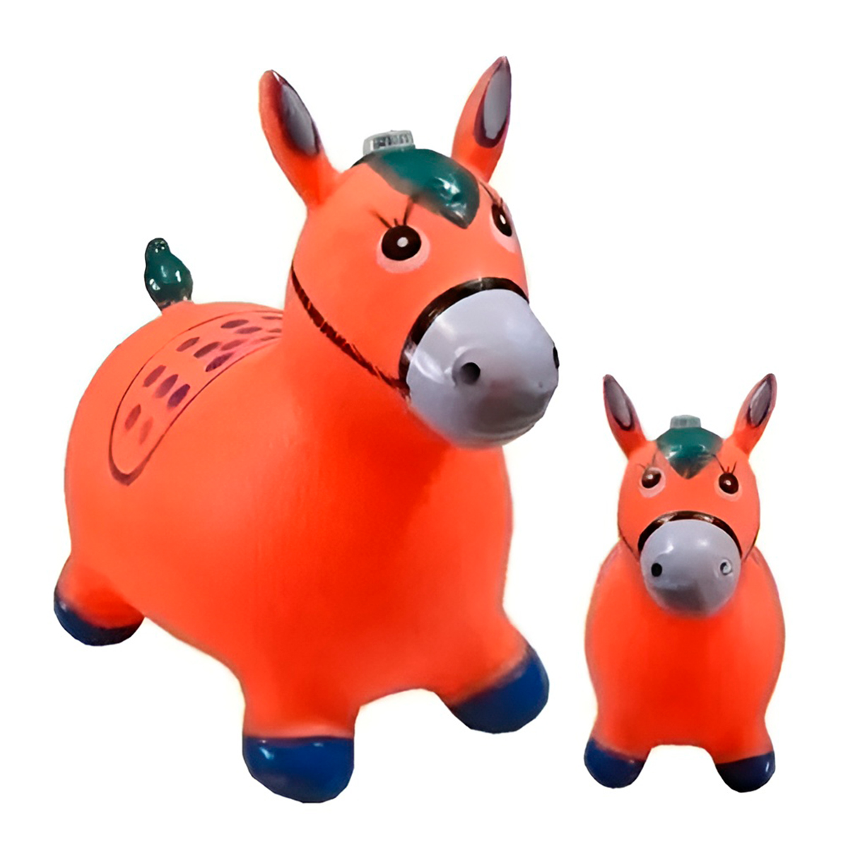 Brinquedo Cavalinho Upa Upa Diversão Criança Presente Cor:Marrom - Imagem 3