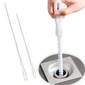 Escova Longa Multiuso Remove Cabelo Ralo Pia Tanques 40cm e 55cm