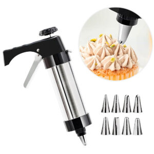 Maquina Modeladora Biscoitos  Confeitar 8 Bicos Alumínio