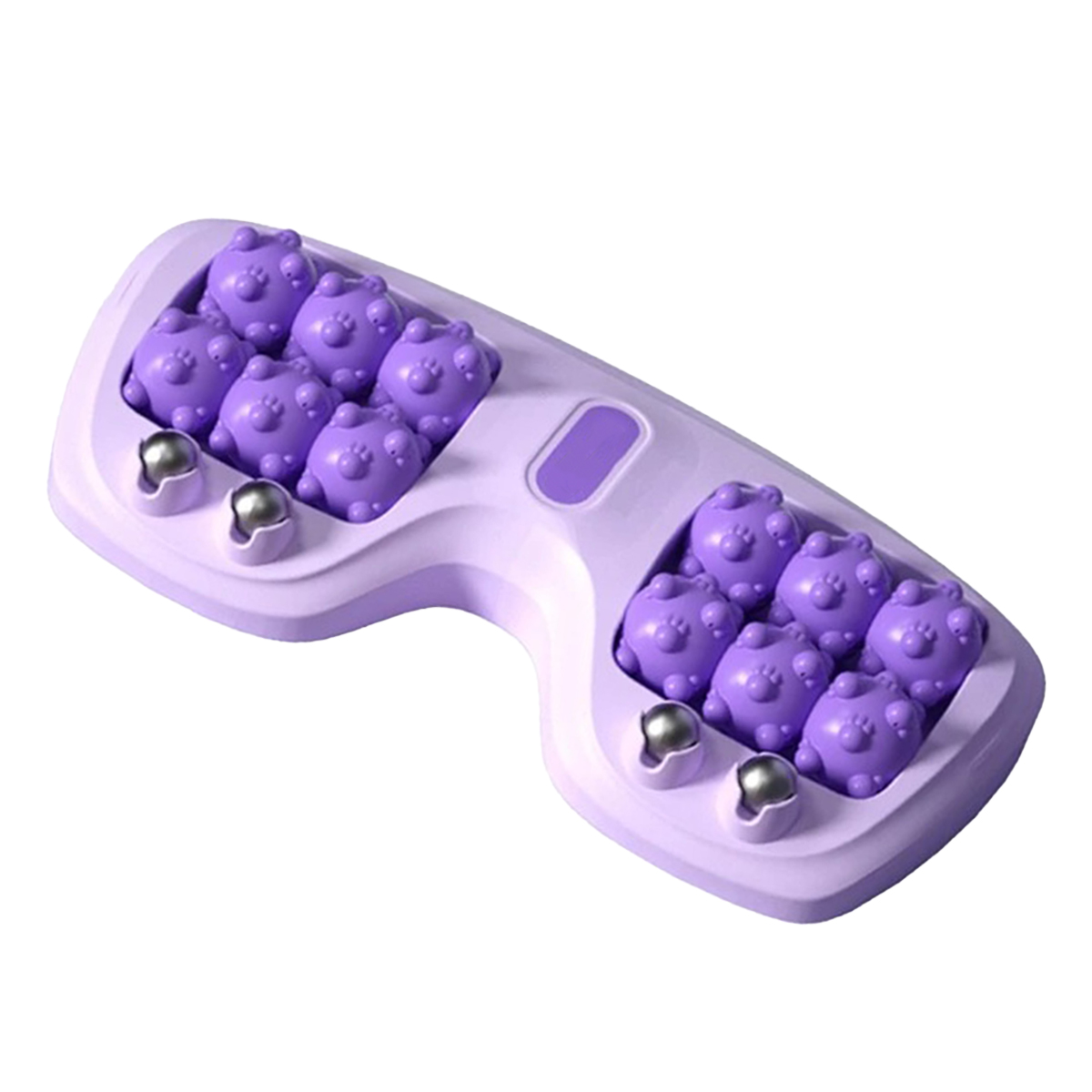 Massageador De Pé Rolo Ímã Portátil Dores Tendinite Lilás - Imagem 5