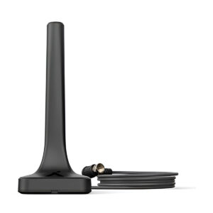 Antena Interna Digital Aquário com Cabo Televisão Preto