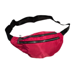 Pochete Bolsa Academia Cintura 2 CompartimentosCor:Rosa Pink