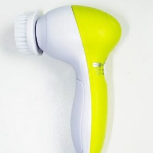 Massageador Facial 5 Em 1 Limpeza Pele Esfoliante Cor:Verde