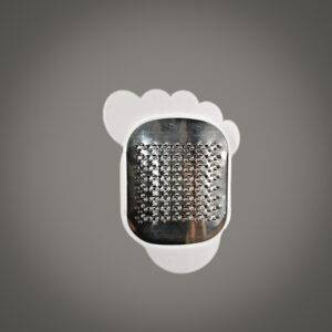 Lixa De Pe Removedor De Calo Ralador Aço Inox