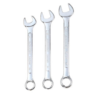 Jogo de Chave Combinada 3 Peças Aço Inox Ferramentas