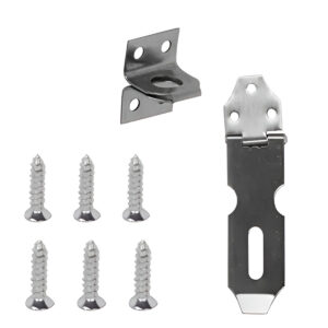 Dobradiça Porta Cadeado Trinco Aço Inox Ferramenta